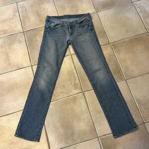 7 for all mankind low rise straight leg jean size 29 ran small